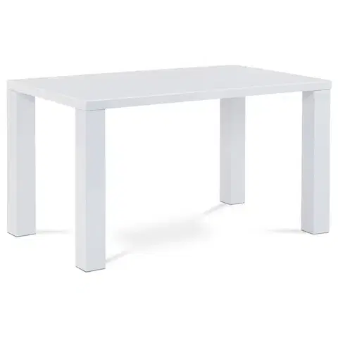Konferenčné stolíky Jedálenský stôl 135 x 80 cm, biela