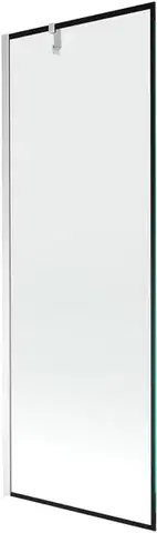 Sprchové dvere MEXEN/S - Next vaňová zástena FIX 70 x 150, čierna dekor, chróm 895-070-000-00-70-01