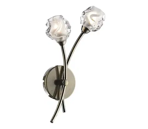 Svietidlá Där Lighting Där Lighting SEA0975 - Nástenné svietidlo SEATTLE 2xG9/40W/230V mosadz SEA0975
