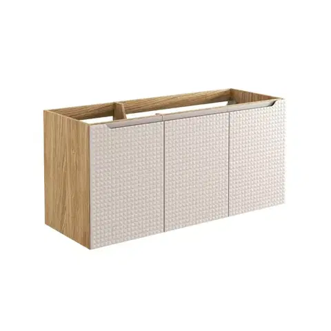 Skrinky do kúpeľne ArtCom Skrinka pod umývadlo LUXOR Beige 82-120-3D | 120 cm s dvierkami