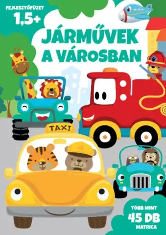 Nalepovačky, vystrihovačky, skladačky Járművek a városban