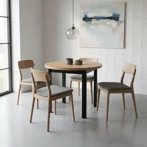 Kuchynské a jedálenské stoly Signal Jedálenský stôl ADAM | 80 cm
