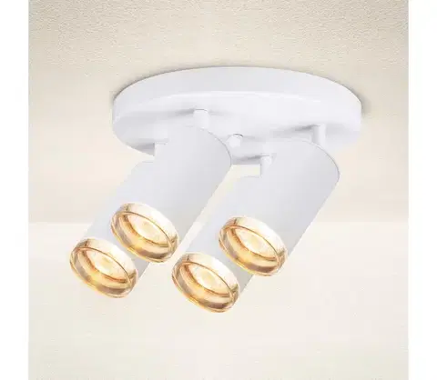 Svietidlá BRILAGI - Kúpeľňové bodové svietidlo SELE AQUA 4xGU10/30W/230V IP44 biela WO-T7-W-OEM