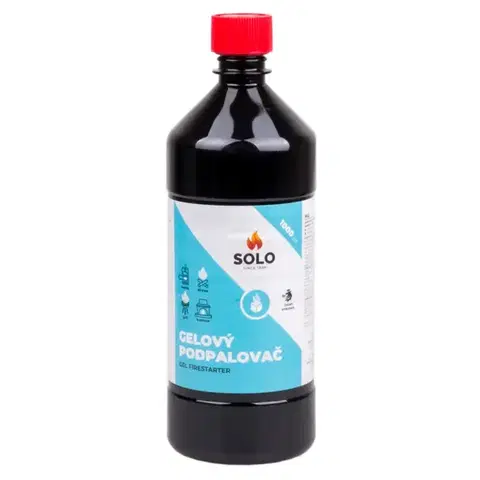 Záhradné grily SOLO Gelový podpalovač grilov a krbov 1000 ml