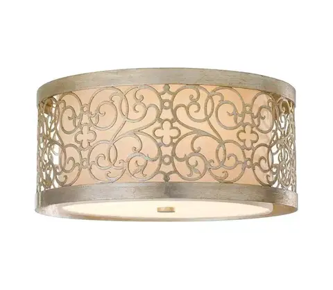 Svietidlá Elstead Feiss FE-ARABESQUE-F - Stropné svietidlo ARABESQUE 2xE27/40W/230V zlaté FE-ARABESQUE-F