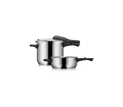 Panvice a hrnce WMF - Súprava tlakových hrncov 6,5 l + 3 l PERFECT, nerezová oceľ 0791469990