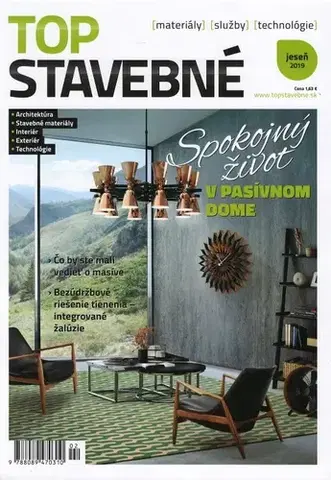Stavba, rekonštrukcia Top stavebné materiály, služby, technológie jeseň 2019 - Kolektív autorov