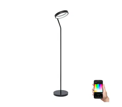 Lampy Eglo 900072 - LED RGBW Stmievateľná stojacia lampa MARGHERA-Z LED/16W/230V 900072
