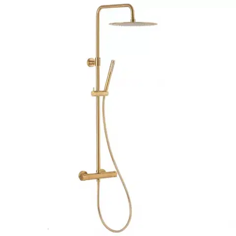 Sprchové súpravy a sety Sprchový set s termostatickou batériou Moza Gold Premium