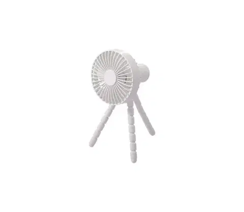 Ventilátory Eurolamp Nabíjací stolný látor 3W/5V 1800 mAh biely 300-20547