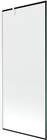 Sprchové dvere MEXEN/S - Next vaňová zástena FIX 80 x 150, čierna dekor, biela - 895-080-000-00-0-20 895-080-000-00-70-20