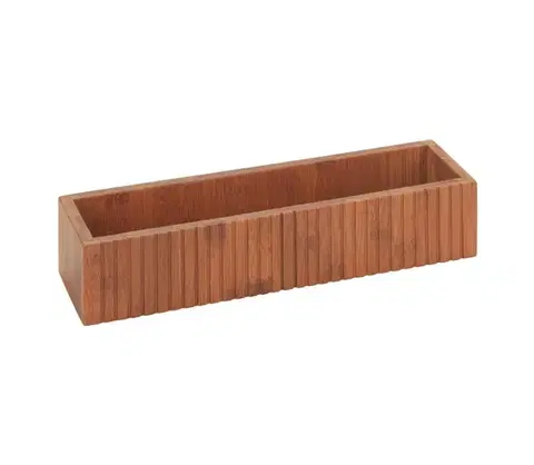 Kuchynské potreby WENKO 54942100 - Stojan na koreničky MERA 30x8 cm hnedá 54942100