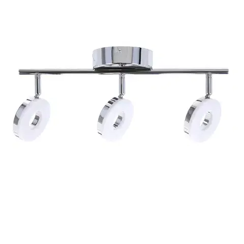 Nástenné svetlá Nástenná LED pásová lampa 3X5W chróm THEMA