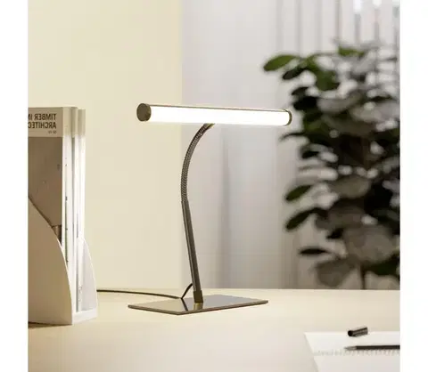 Lampy Eglo 901981 - stmievateľná LED stolná lampa RICCIONE LED/5W/230V 2700/4000/6500K chróm 901981