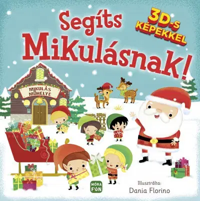 3D, magnetické, priestorové knihy Segíts Mikulásnak!