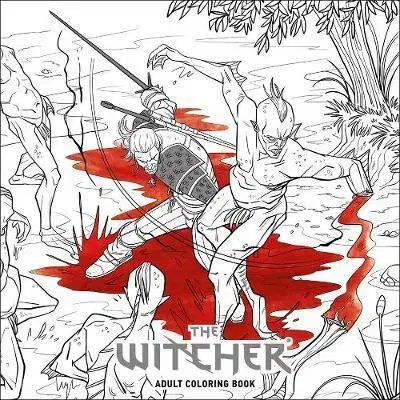 Maľovanky pre dospelých The Witcher Adult Coloring Book