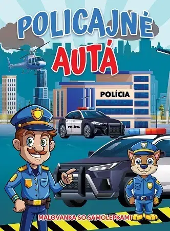 Nalepovačky, vystrihovačky, skladačky Policajné autá