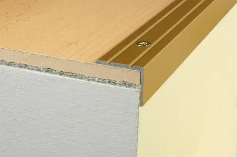 Schodové lišty a profily Schodový profil 25 x 20 mm (skrutkovací) Inox E07