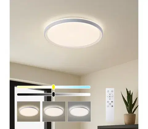 Svietidlá BRILAGI - LED stmievateľné stropné svietidlo RIVO LED/72W/230V 3000-6000K biela pr. 50 cm + DO BRI855