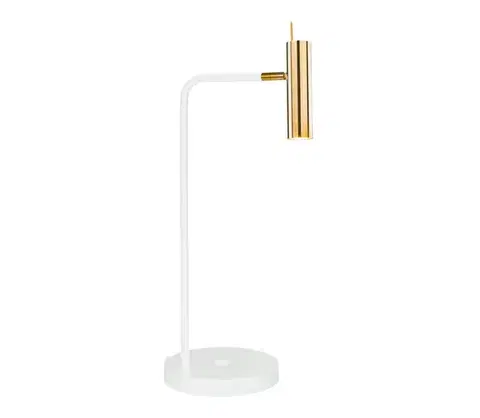 Lampy -  8907 - Stolná lampa AMOS 1xGU10/15W/230V biela 8907