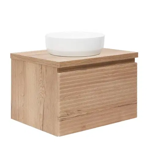Kúpeľňový nábytok Kúpeľňová skrinka pod umývadlo Naturel Savona 78x43x44, 8 cm dub halifax mat SAVONA80DHD SAVONA80DHD