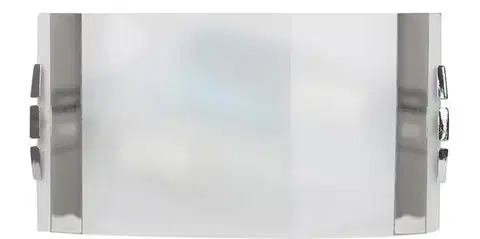 Nástenné svetlá Nástenná lampa chróm/zrkadlo 2xE14