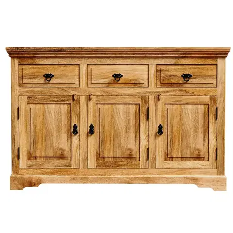 Komody Komoda Guru 140x90x45 indický masív mango