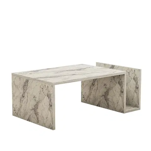 Konferenčné stolíky Konferenčný stolík Memo Freesia Marble