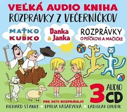 Rozprávky ZUNE TRADE,s. r. o. Veľká audio kniha - Rozprávky z večerníčkov 3CD BOX