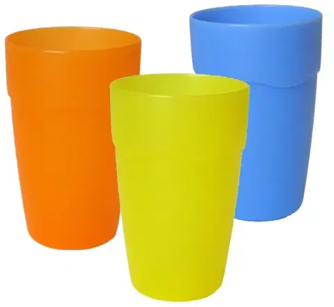 Kelímky, poháriky TVAR - Pohár plast 0,3L, rôzne farby