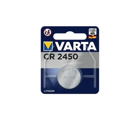 Predlžovacie káble Varta 6450 - 1 ks Lithiová batéria CR2450 3V 6450112401