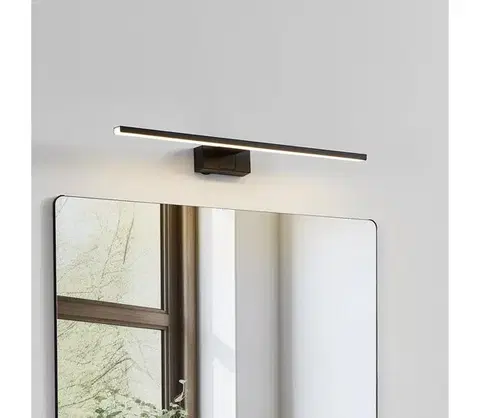 Svietidlá Eglo 901848-LED Kúpeľňové osvetlenie zrkadla CONETTILLA LED/10W/230V 60 cm IP44 čierna 901848