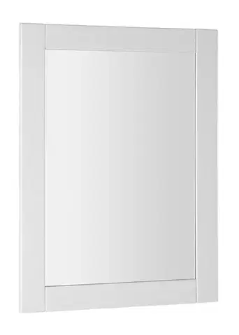 Kúpeľňové zrkadlá AQUALINE - FAVOLO zrkadlo v ráme 60x80cm, biela mat FV060