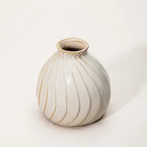 Vázy, misy Váza Sand Ripple 10x10x11 cm