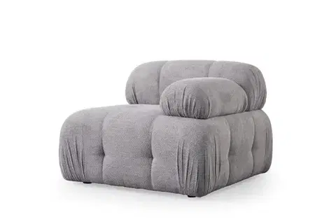 Kreslá Kreslo / Jednomiestna pohovka Petite 1R - Light Grey