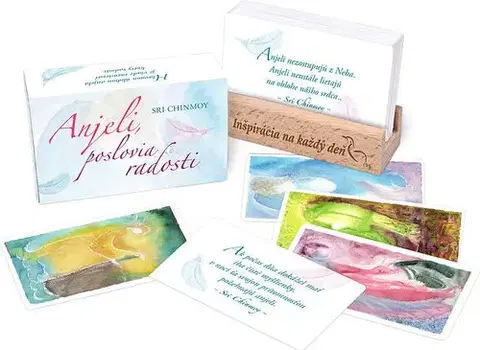 Anjeli Anjeli, poslovia radosti s dreveným stojančekom - Sri Chinmoy