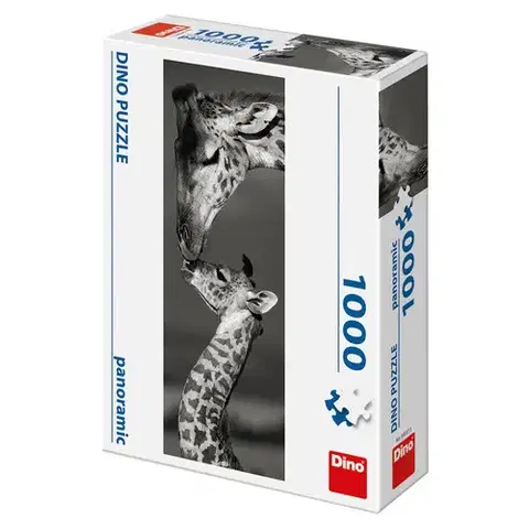 1000 dielikov Dino Toys Puzzle Žirafy 1000 panoramic Dino