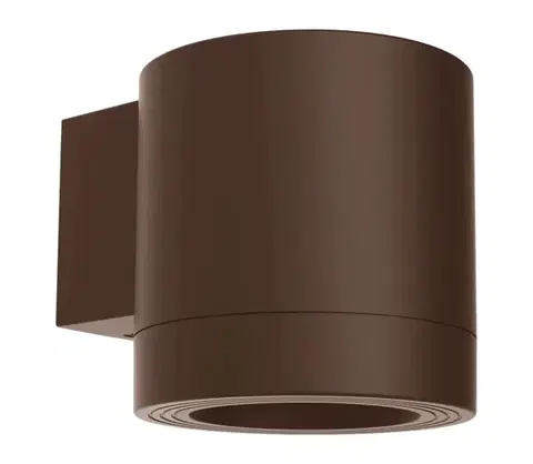 Svietidlá Philips - Vonkajšie nástenné svietidlo FYLX 1xGU10/5W/230V hnedé IP44 872110310493900