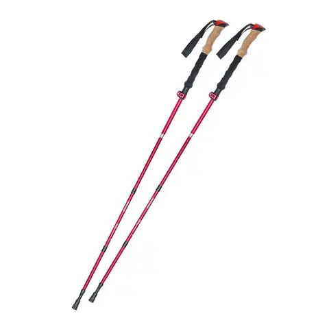Gymnastické lopty Sportwell Skladacie trekingové palice Flip lock, 135 cm