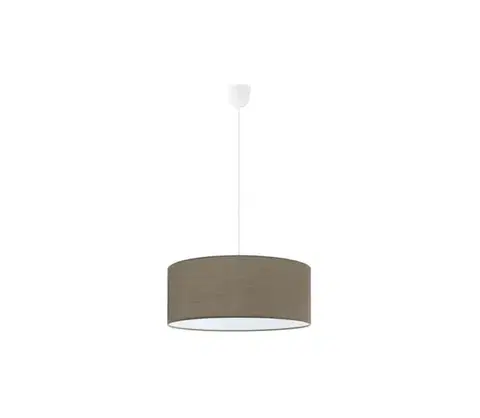 Svietidlá Eglo 79068 - Závesné svietidlo na lanku SITIA 3xE27/60W/230V hnedé 79068