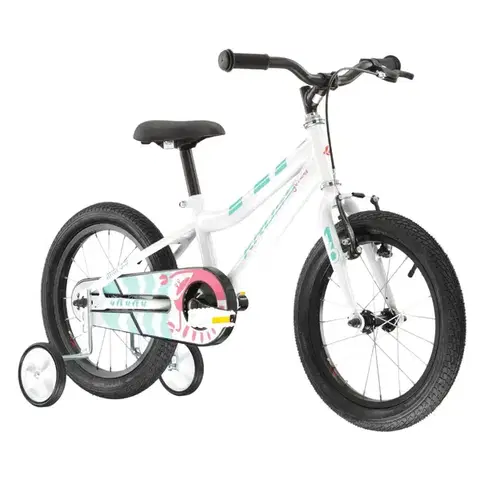 Bicykle Kross Mini 3.0 2025 biela / seledynová / korálová / lesk - 9" (100-125 cm)