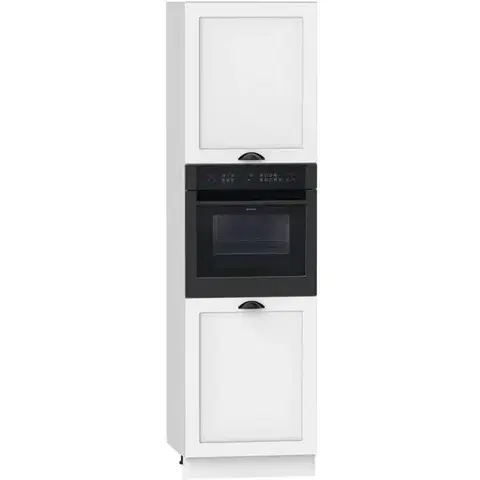 Kuchynské skrinky stojace Kuchynská skrinka Adele D60pk 2133 Pl Biely hrášok/Biely