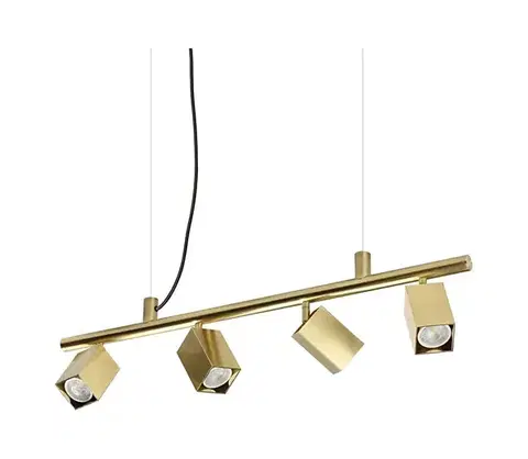 Svietidlá Ideal Lux - LED luster na lanku DYNAMITE 4xGU10/7W/230V CRI 90 mosadz 371399