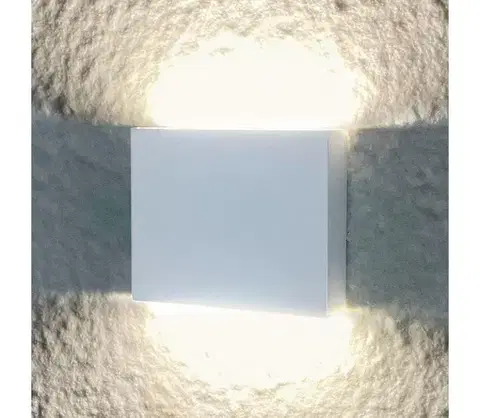 Svietidlá  LED Vonkajšie nástenné svietidlo CHICAGO 2xLED/3,25W/230V IP44 biela 315663