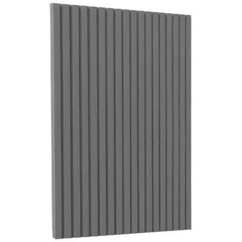 Kuchynské skrinky Čelo skrinky Luxeo F14-D60FZW ryfla dark grey