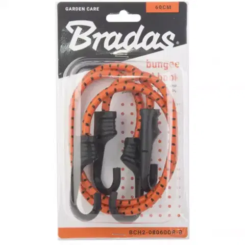 Záhrada Upínacia guma s hákom PVC BUNGEE CORD HOOK 2ks x 60cm