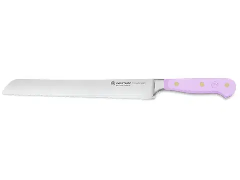 Zúbkované nože (na chlieb) WÜSTHOF Nôž na chlieb Wüsthof CLASSIC Colour - Purple Yam 23 cm 