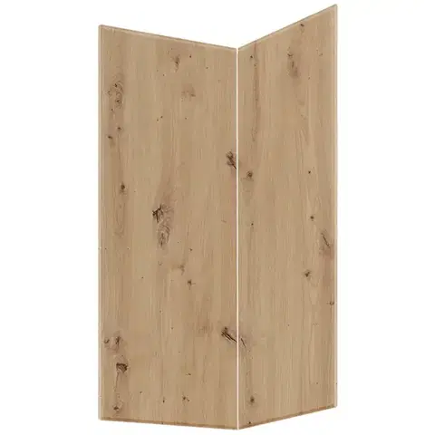 Kuchynské skrinky Čelo skrinky Luxeo F16-D90N tenký rám dub