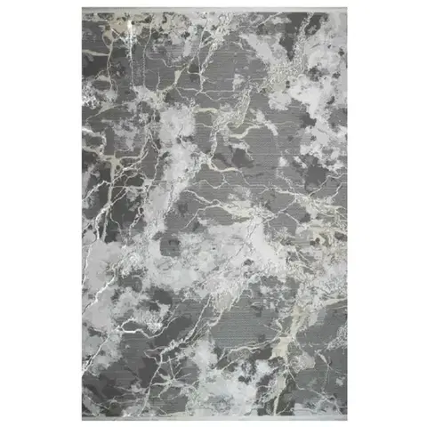 Moderné koberce Koberec Penta 0,8/1,5 D837a-Otp82-L.Grey/Grey