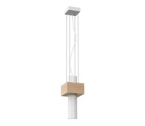Svietidlá  Luster na lanku WEST 1xGU10/25W/230V biela MLP5500